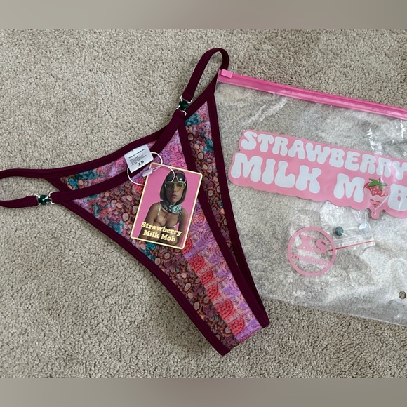 NWT Strawberry Milk Mob Sonic Bottoms - Picture 2 of 2